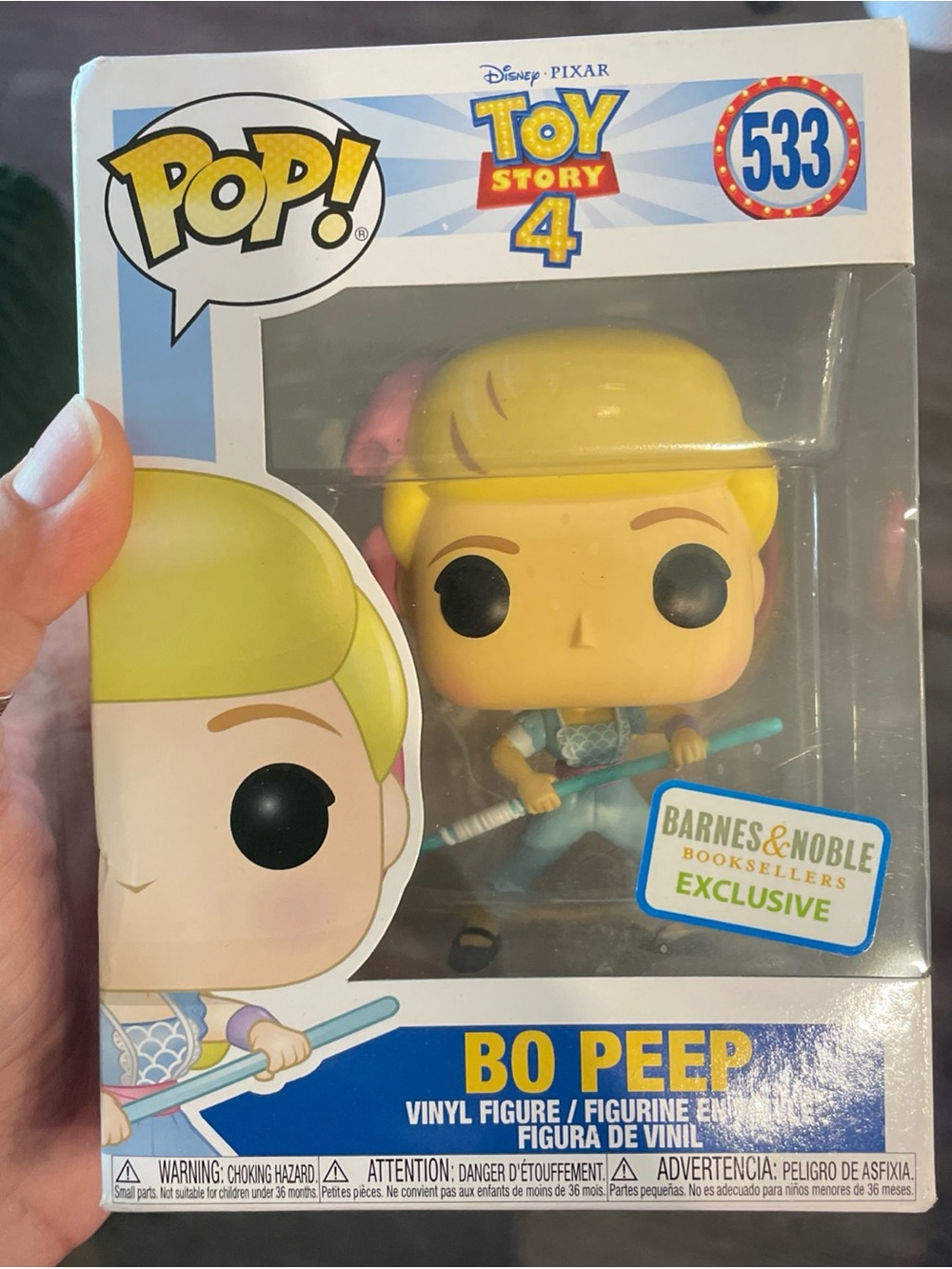 Funko Pop! Bo Peep Barnes & Noble Exclusive Vinyl Figure Toy Story 4 #533